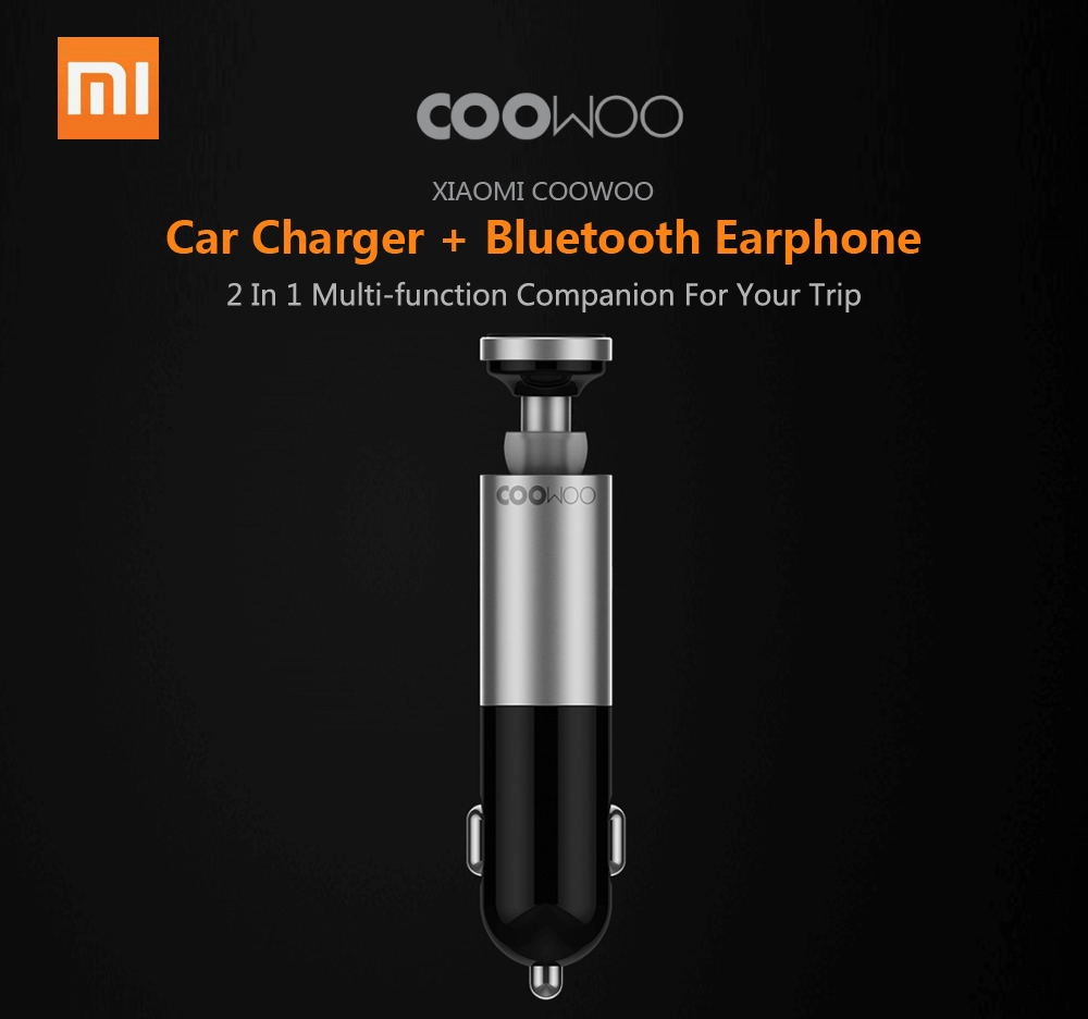 Buy Xiaomi CooWoo Car Charger Bluetooth Earphone
